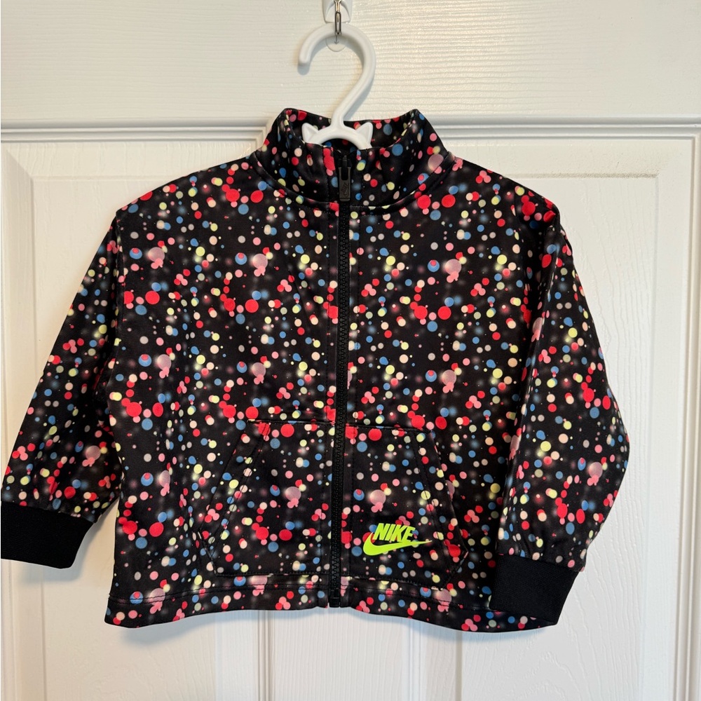 Nike Toddler Baby Kids Polka Dot Zip Jacket Mid Weight Park Play Layer 18M
